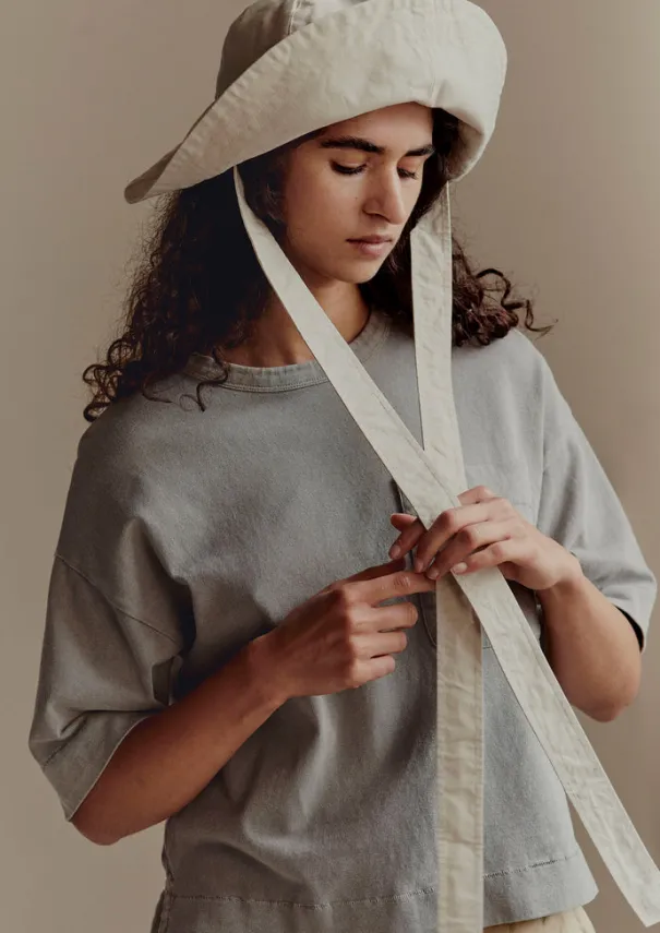 Online Mineral Dyed Cotton Boxy Tee Women Jersey|Tops & Tees