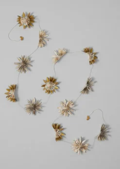 Mini Palm Lokta Paper Garland Christmas Decorations