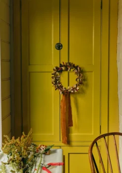 Outlet Mistletoe Paper Wreath Christmas Decorations