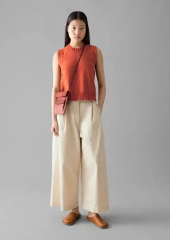 Discount Neat Mouline Wool Tank Women Knitwear