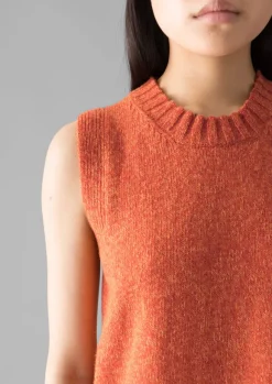 Discount Neat Mouline Wool Tank Women Knitwear