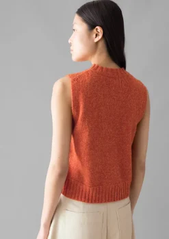 Discount Neat Mouline Wool Tank Women Knitwear