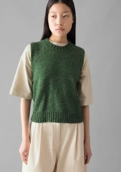 Discount Neat Mouline Wool Tank Women Knitwear