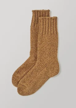 Outlet Nishiguchi Kutsushita Textured Boot Socks Women Socks & Tights