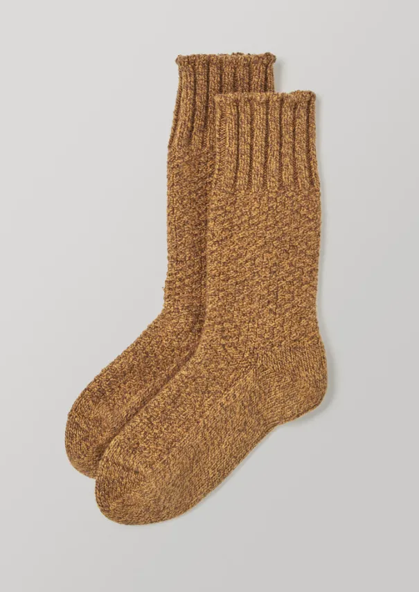 Outlet Nishiguchi Kutsushita Textured Boot Socks Women Socks & Tights