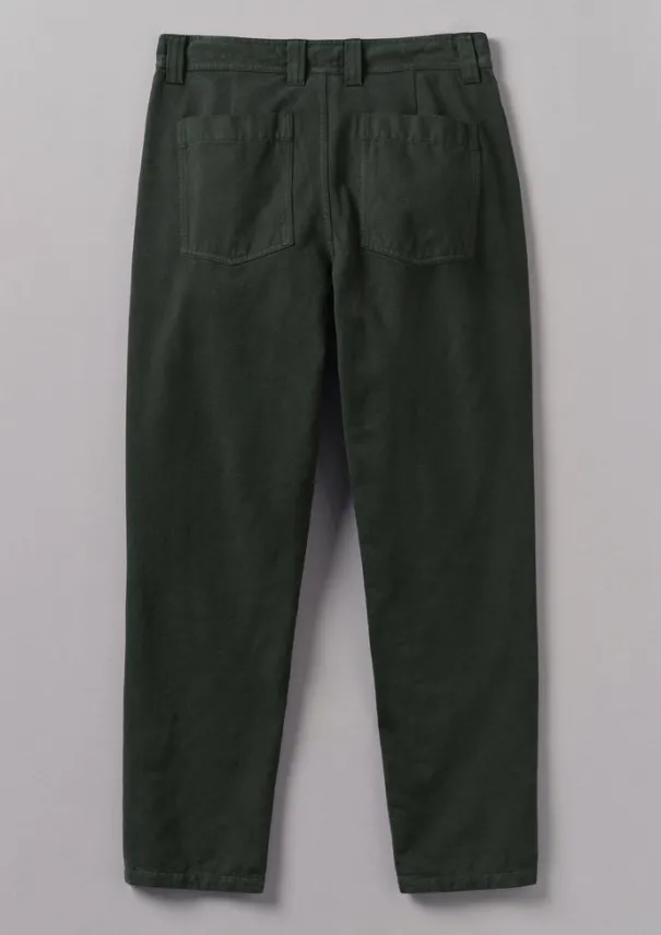 Hot Norv Garment Dyed Tapered Trousers Workwear|Trousers