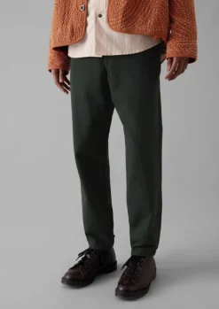 Hot Norv Garment Dyed Tapered Trousers Workwear|Trousers