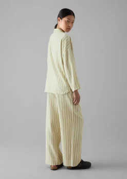 Clearance Nova Stripe Flannel Pyjamas Women Nightwear