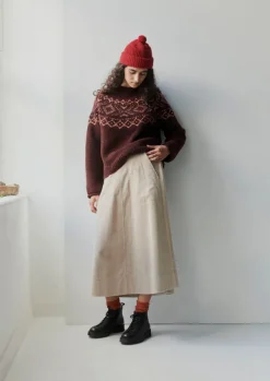 Online Organic Cord A Line Skirt Women Cord|Workwear