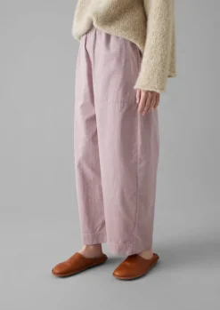 Online Organic Cord Barrel Leg Trousers Women Cord|Loungewear