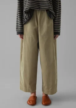 Hot Organic Cord Barrel Leg Trousers Women Cord|Loungewear
