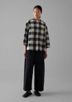 Hot Organic Cord Barrel Leg Trousers Women Cord|Loungewear
