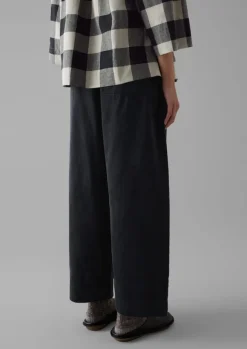 Hot Organic Cord Barrel Leg Trousers Women Cord|Loungewear