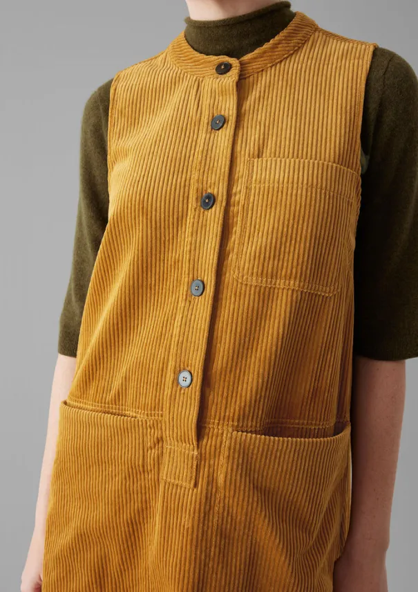 Discount Organic Cord Sleeveless Tunic Dress Women Cord|Dresses