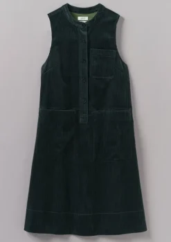 New Organic Cord Sleeveless Tunic Dress Women Cord|Dresses
