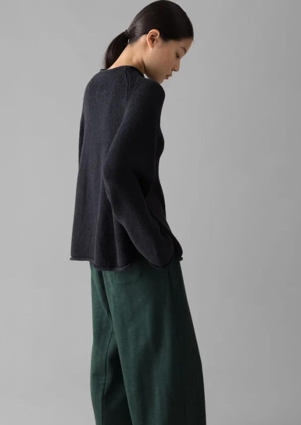 Clearance Organic Cotton Linen Easy Sweater Women Linen|Jersey