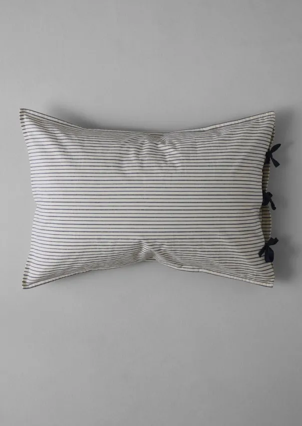 Best Organic Cotton Pyjama Stripe Housewife Pillowcase Textiles|Bed Linen