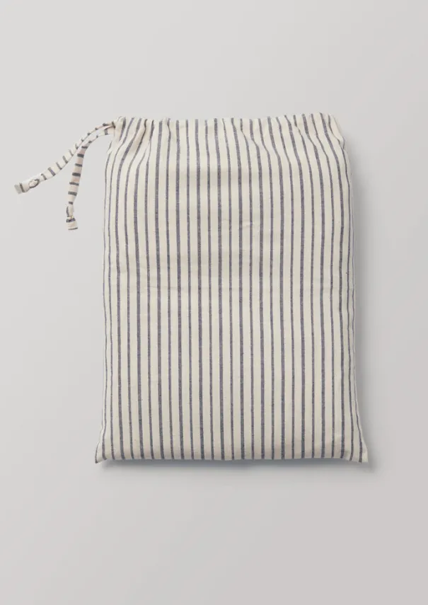 Sale Organic Cotton Pyjama Stripe Shower Curtain Bathroom
