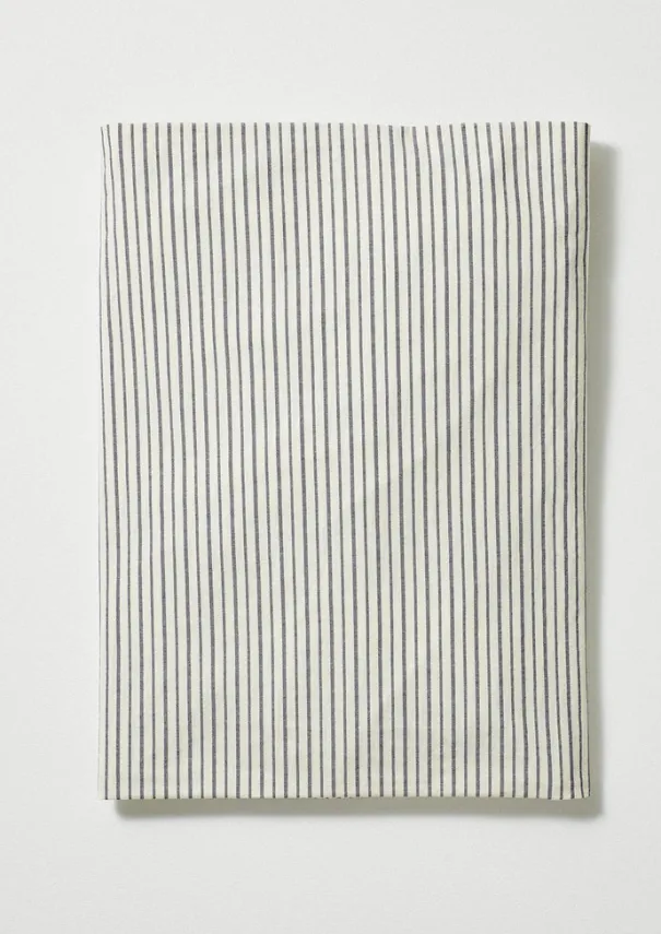 Discount Organic Cotton Pyjama Stripe Fitted Sheet Textiles|Bed Linen