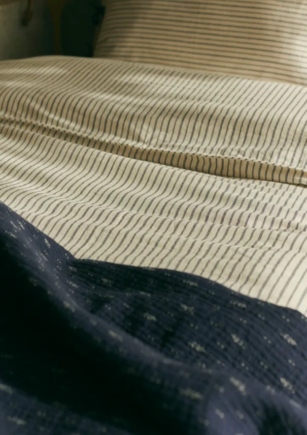 Discount Organic Cotton Pyjama Stripe Duvet Cover Textiles|Bed Linen