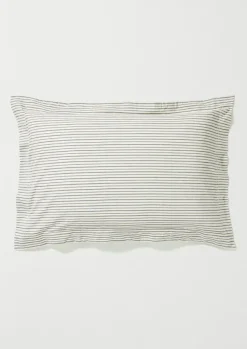 Hot Organic Cotton Pyjama Stripe Oxford Pillowcase Textiles|Bed Linen
