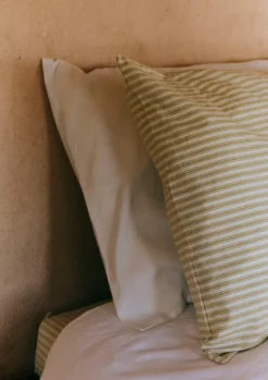 Outlet Organic Cotton Ticking Stripe Housewife Pillowcase Textiles|Bed Linen