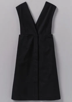 Sale Organic Denim Pinafore Dress Women Denim|Dresses