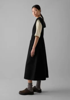 Sale Organic Denim Pinafore Dress Women Denim|Dresses