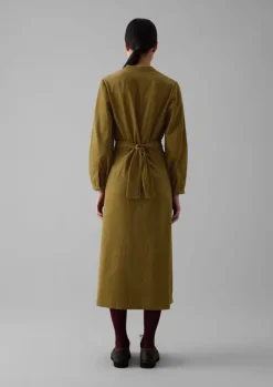 Hot Organic Needlecord Wrap Dress Women Cord|Dresses