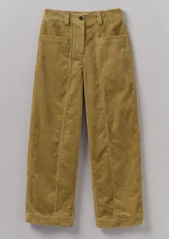Discount Panelled Organic Cord Trousers Women Cord|Workwear