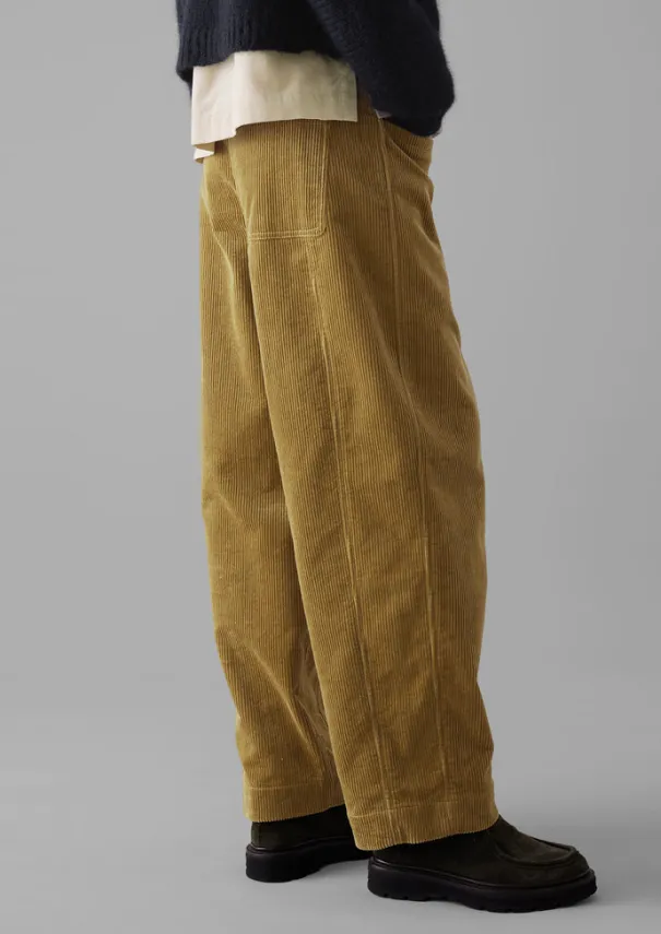 Discount Panelled Organic Cord Trousers Women Cord|Workwear