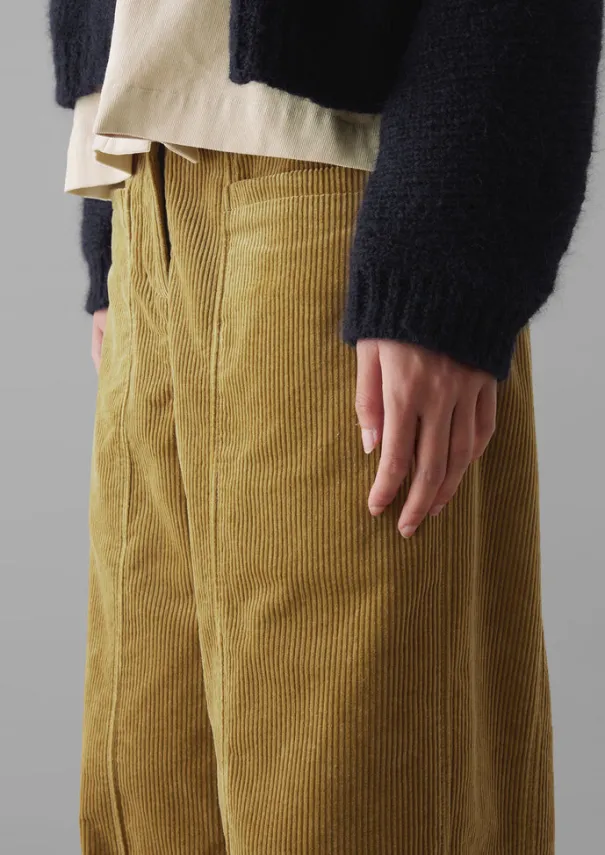 Discount Panelled Organic Cord Trousers Women Cord|Workwear