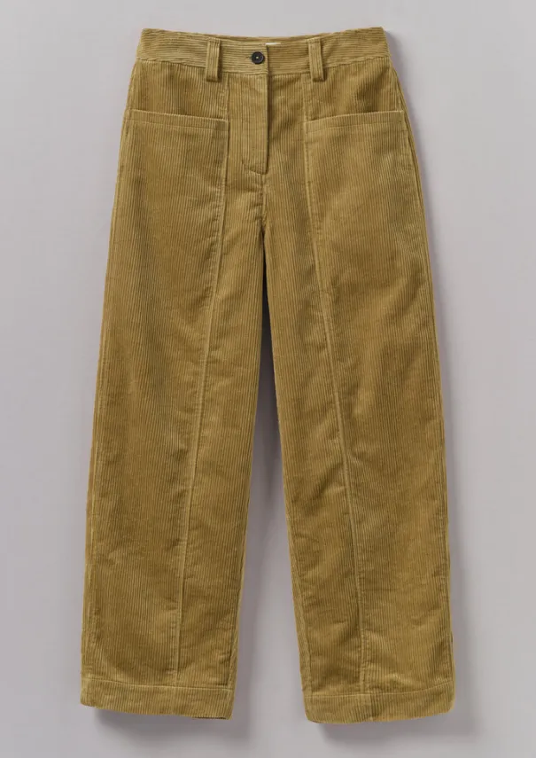 Discount Panelled Organic Cord Trousers Women Cord|Workwear
