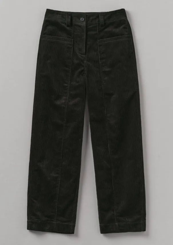 Online Panelled Organic Cord Trousers Women Cord|Workwear