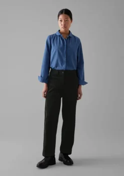 Online Panelled Organic Cord Trousers Women Cord|Workwear
