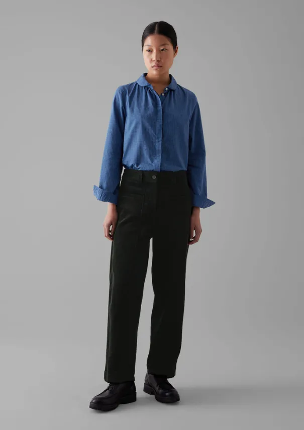 Online Panelled Organic Cord Trousers Women Cord|Workwear