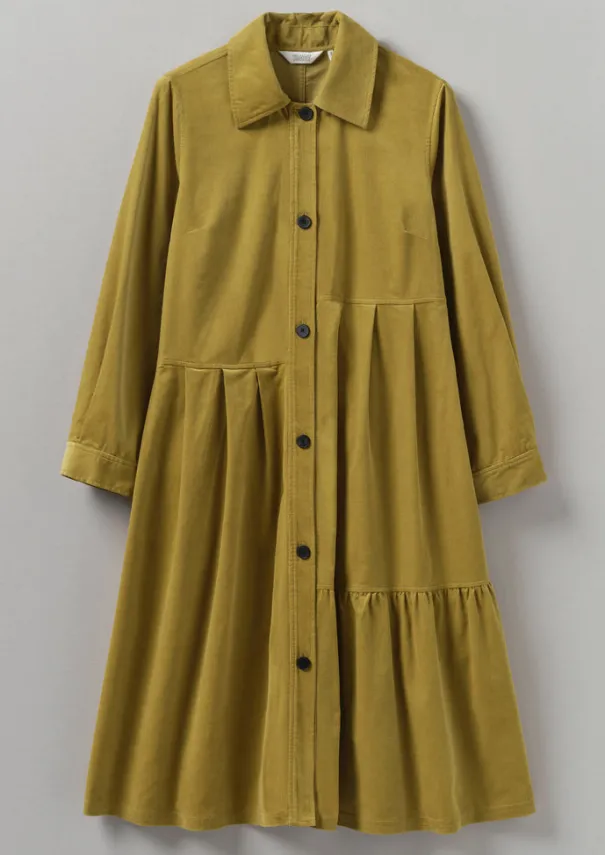 Discount Panelled Organic Needlecord Dress Women Cord|Dresses