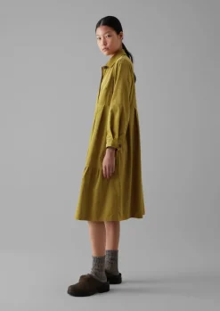 Discount Panelled Organic Needlecord Dress Women Cord|Dresses
