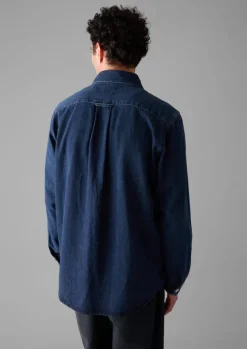 Outlet Patch Pocket Denim Shirt Denim|Workwear