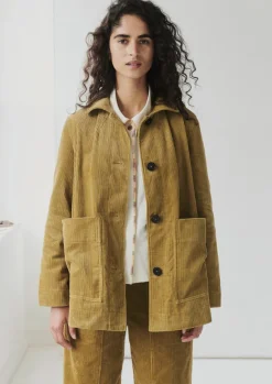 Best Patch Pocket Organic Cord Jacket Women Cord|Workwear