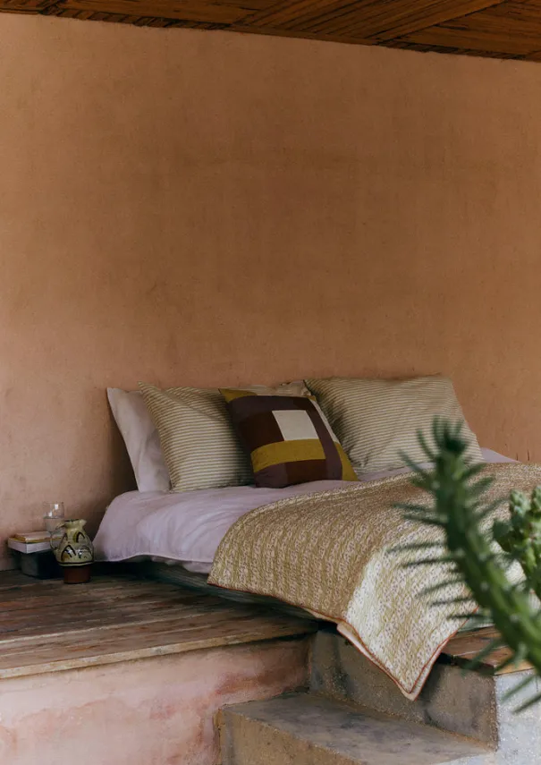 Online Patchwork Linen Cushion Cover Textiles|Cushions & Covers