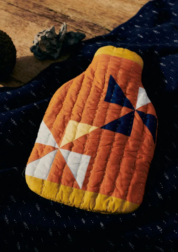 Outlet Pinwheel Patchwork Hot Water Bottle Cover Textiles|Hot Water Bottle Covers