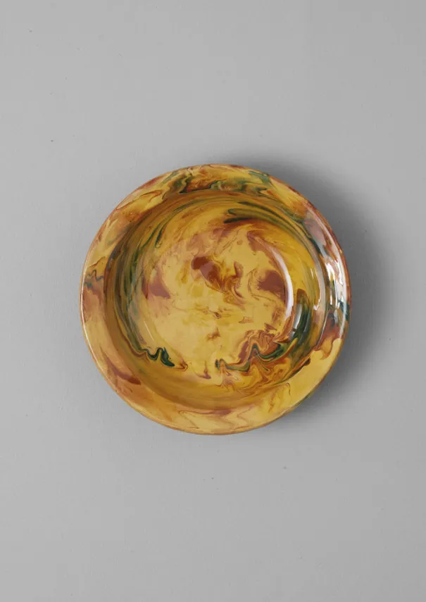 Sale Poterie Barbotine Marbled Dish Ceramics
