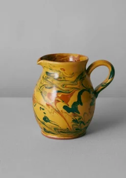 Online Poterie Barbotine Marbled Pitcher Ceramics