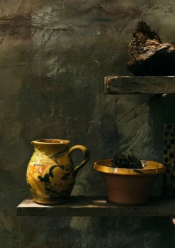 Online Poterie Barbotine Marbled Pitcher Ceramics