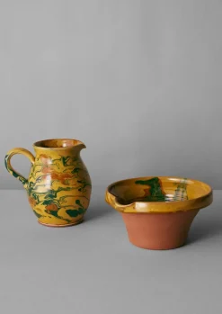 Outlet Poterie Barbotine Marbled Pouring Bowl Ceramics|Tableware