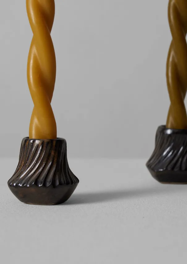 Sale PPP Lab Hand Pinched Stoneware Candle Holder Decorative Pieces|Ceramics