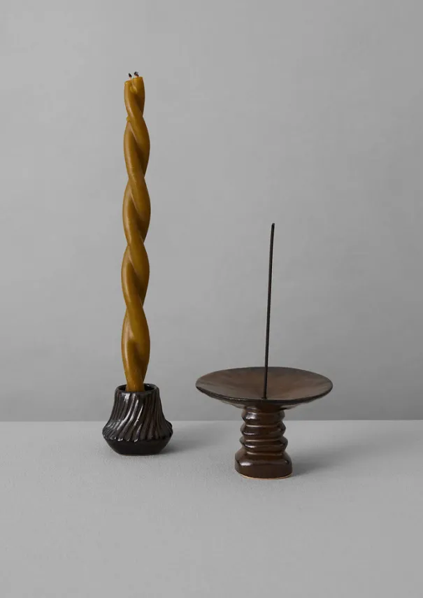 PPP Lab Hand Pinched Stoneware Incense Holder Ceramics|Candles & Holders