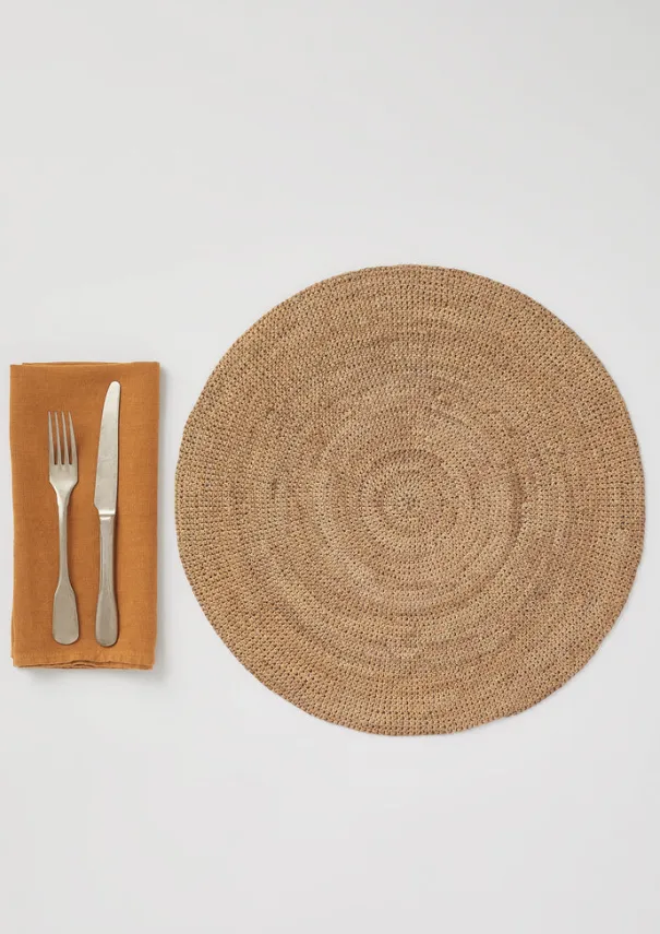 Clearance Raffia Placemat Kitchen|Tableware