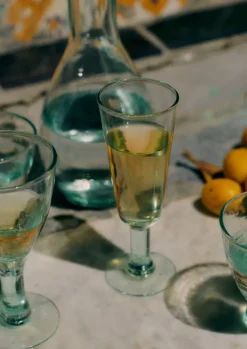 Recycled Bolivian Wine Glasses Set Glass|Tableware